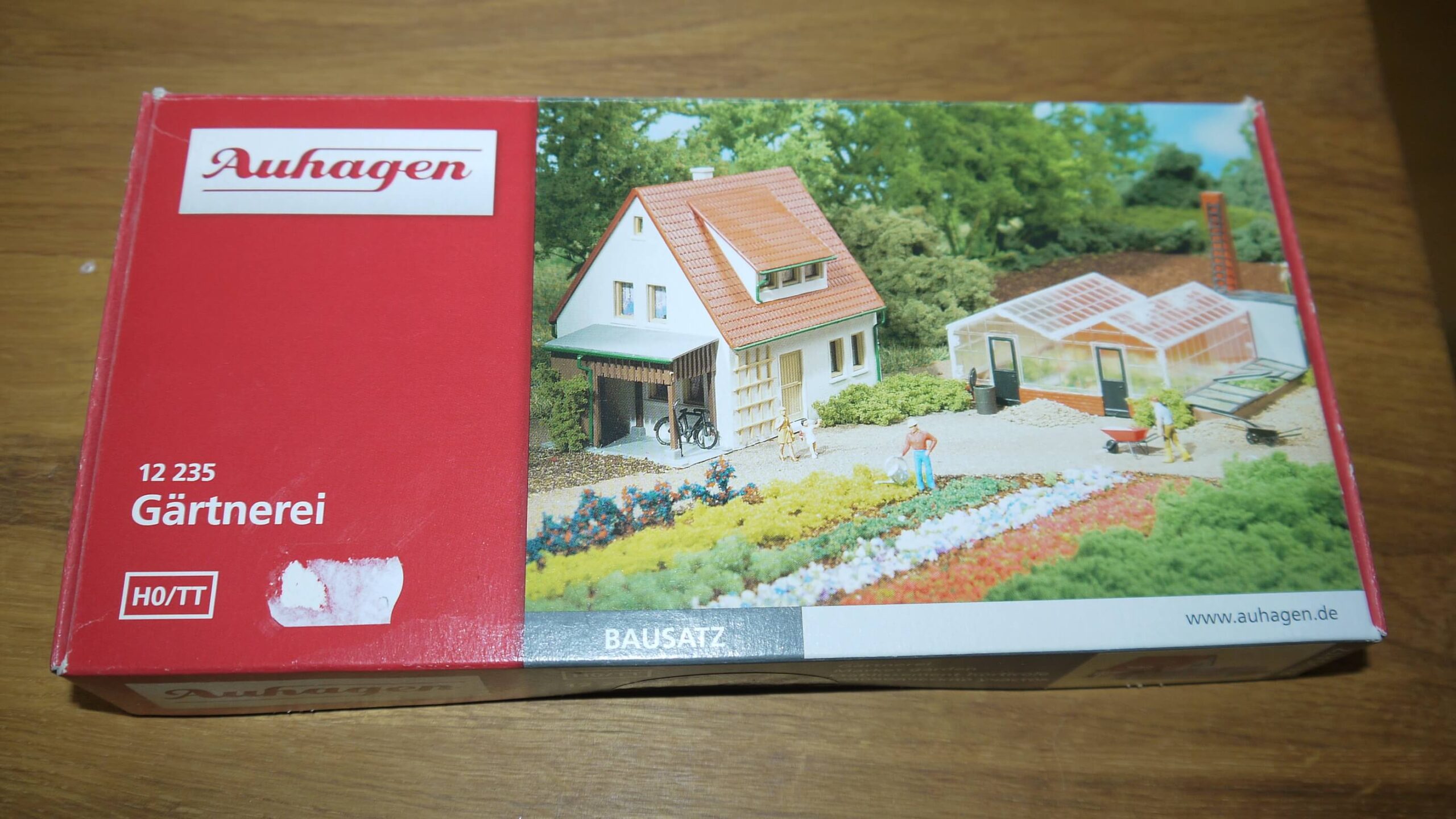 Auhagen 12235 Byggesæt Gartneri  Nyt H0 TT.