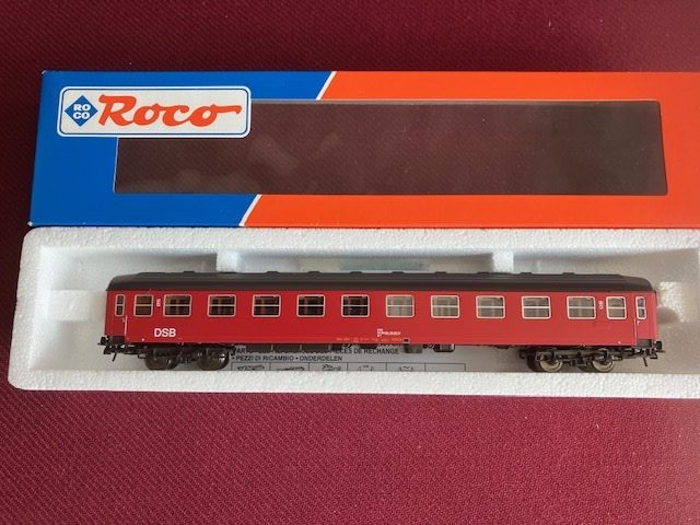 Roco 45340 DSB 2 kl B-T 50 86 29 -76157-0 Som Ny Fra Samling H0.