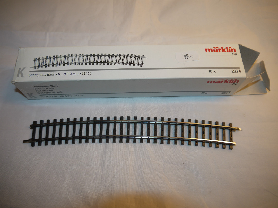 Märklin 2274 K skinne udligning for Sporskifte 2272/2273 Ny Pris per stk H0 AC