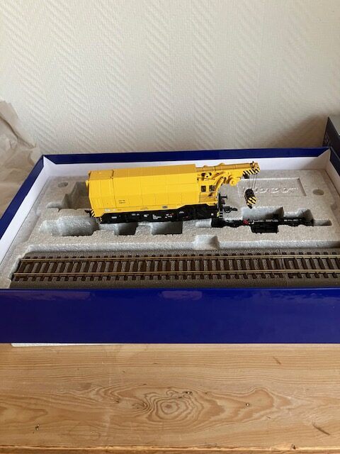 ROCO 73035 Digital kran Med lyd Mange Funktioner, Rigtig Flot Som Ny, kun testet.2 SKinne DCC