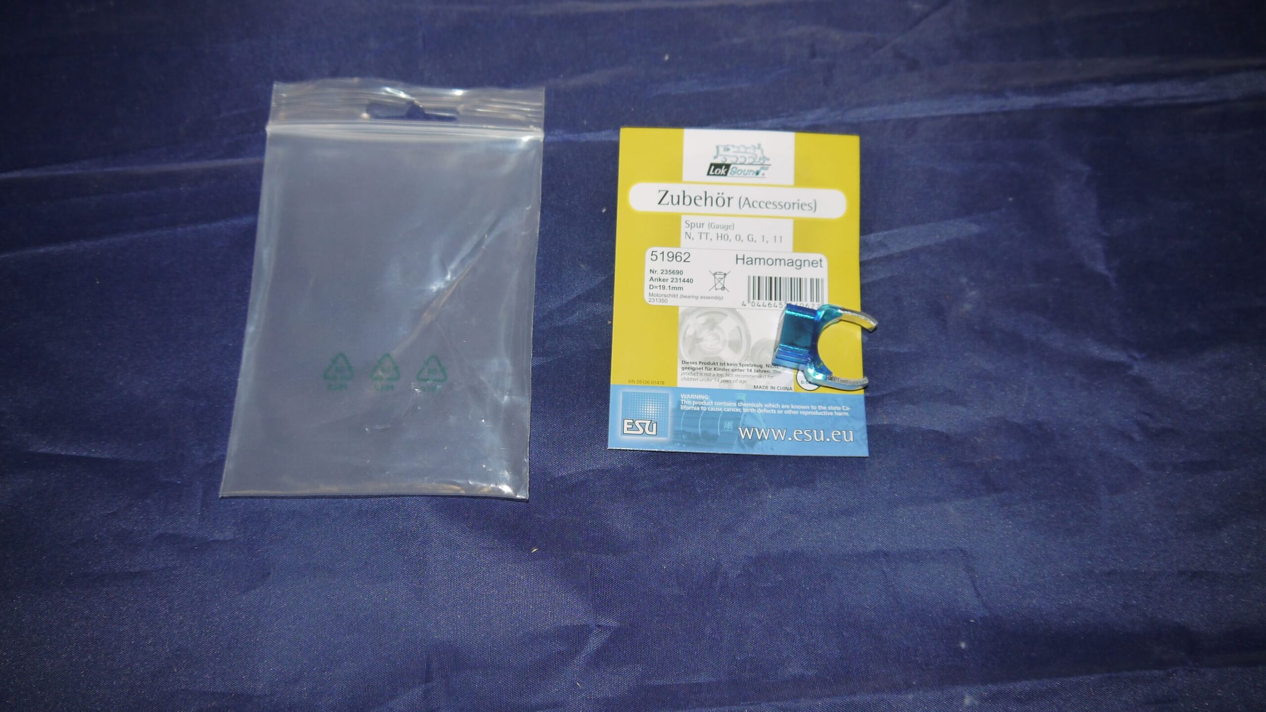 ESU 51962 Hamo 235690 d 19,1 mm Magnet til Motor