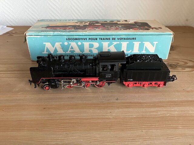 Märklin 3003 Damplokomotiv Kører Fint H0. Brugt.