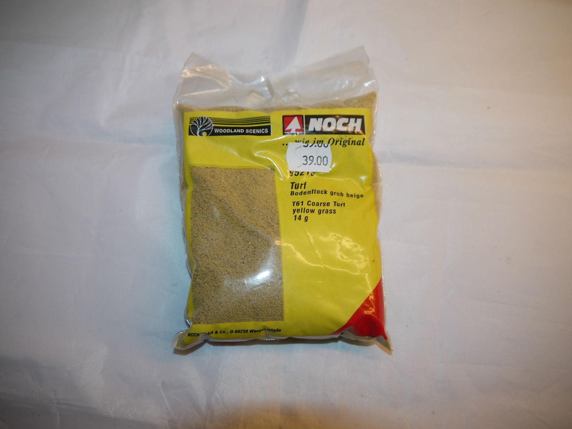 NOCH 95210 Turf Bodenflock grob Beige Nyt i pose 14 g