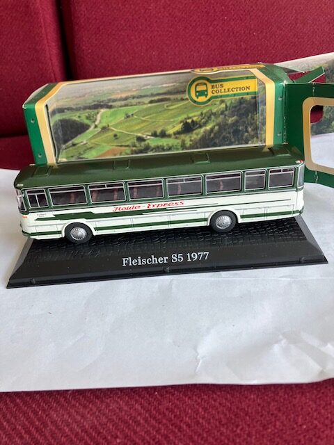 ATLAS BUS Fleischer S 5 1977 Helt Ny i Æske. 1:43 Heide Express.