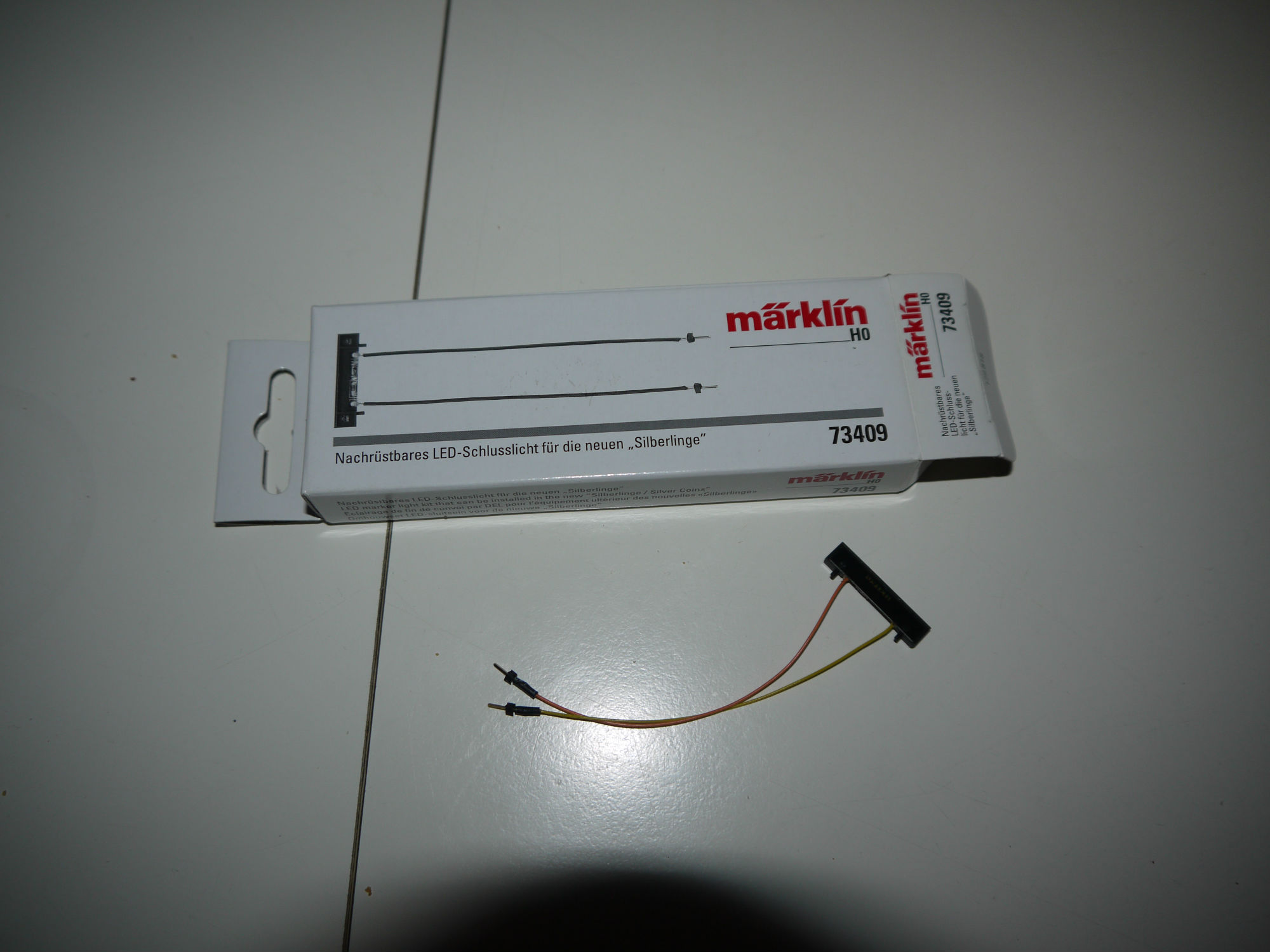 Märklin 73409 Slutlys  led til eftermontering på f.eks Silberlinge personvogne Ny i æske H0 AC