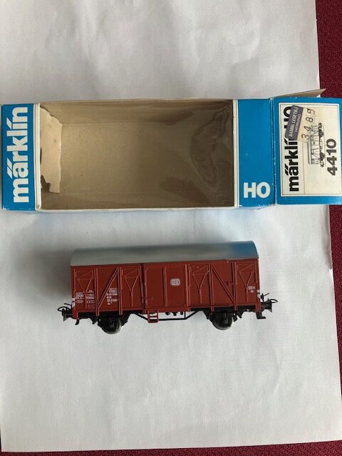 Märklin 4410 DB Brun Godsvogn Let brugt H0.