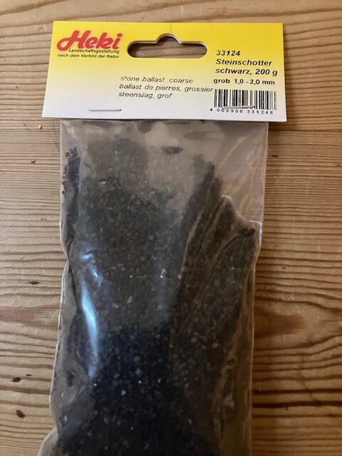 HEKI 33124 Sten Ballast Sort  200 g 1,0-2,0
