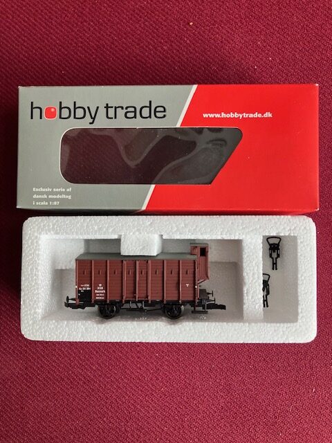 Hobby Trade 31008 DSB  Qe 34394 H0 Brun Gods m brense. Let Brugt