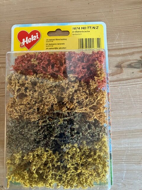 HEKI 20 Natural Fiber Buske Ny H0 TT N Z