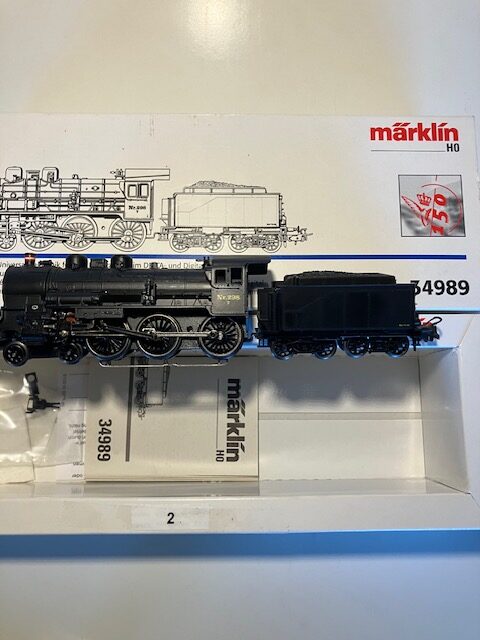 Märklin 34989 DSB T maskine 298. DELTA Let Brugt H0