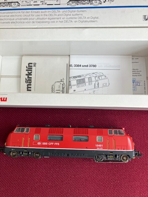 Märklin 3384 SBB CFF FFS 18461 Delta digital H0 Let Brugt.
