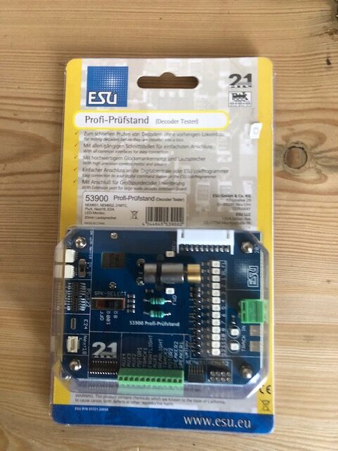 ESU 53900 Decoder tester Ny Prøvestand .