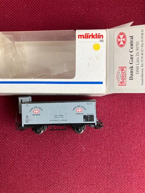 Märklin DSB Dansk Gær Central Zb 99701 H0 Let Brugt .