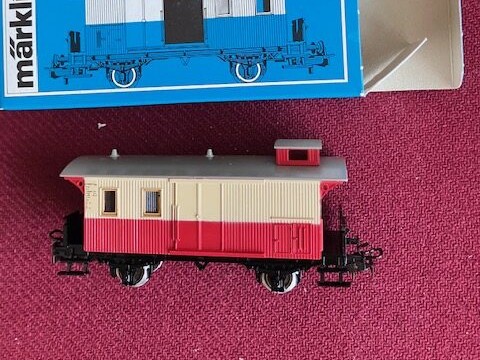 Märklin 4108 Pakvogn Som Ny fra Samling h0.