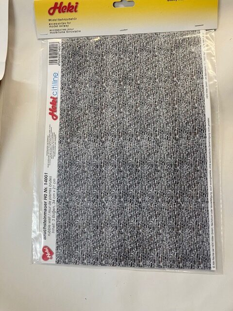 HEKI 14001 Sten Mur 3 ark 34x21 Cm Nyt,