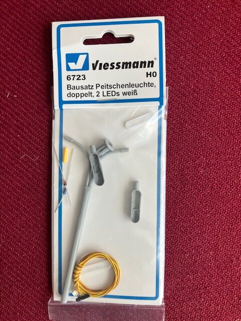 Viessmann 6723 Dobb Lampe led varmhvid Byggesæt. Nyt H0..