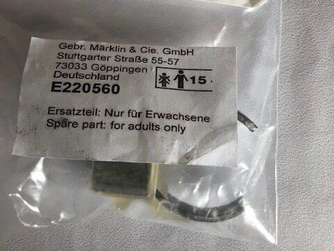 Märklin E 220560 Feltmagnet Ca 25mm NY i pose H0.