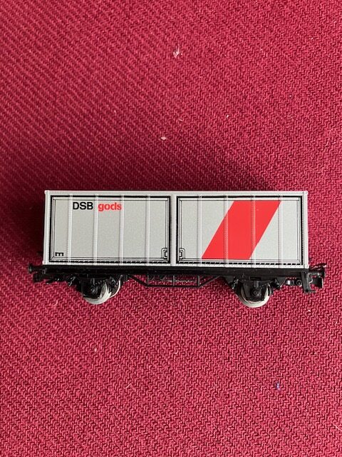 Märklin DSB gods Containervogn H0 Let Brugt Som Ny. u æske .