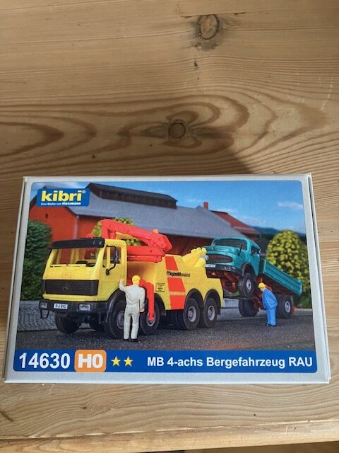 KIBRI 14630 4 akslet Bjergningskøretøj RAU byggesæt Nyt