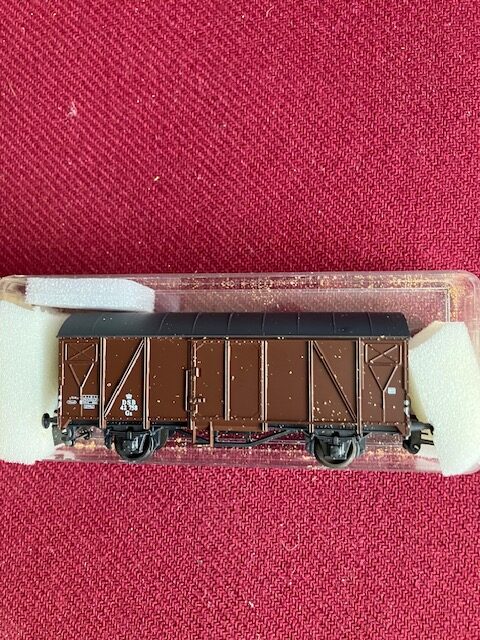 Liliput 235/3 DA  Brun Godsvogn DSB Gs 42758 Let Brugt. H0.
