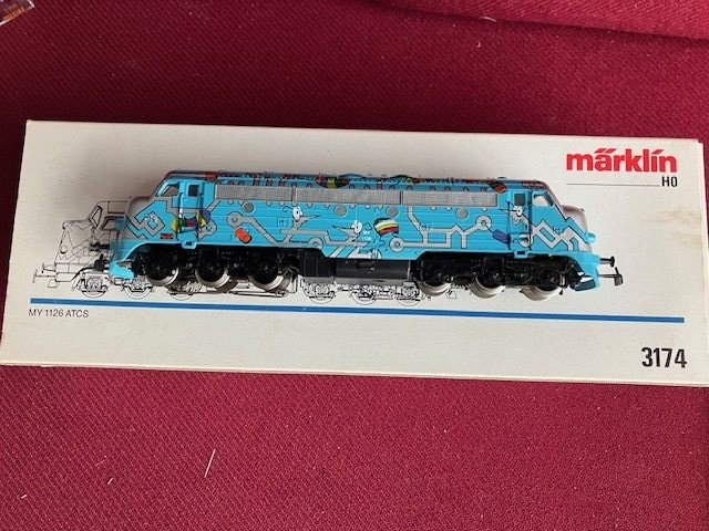 Märklin 3174 DSB My 1126 ATCS Grafitti. Let brugt Pæn. H0 Analog