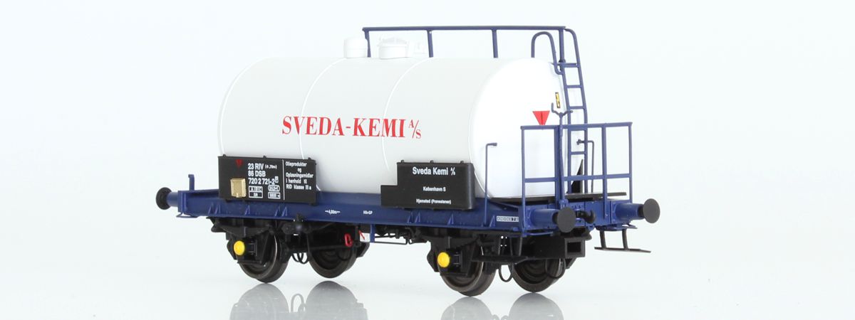NYHED DEKAS 871042 DSB 86 720 2 721-1 Sveda Kemi. 1980-87. H0