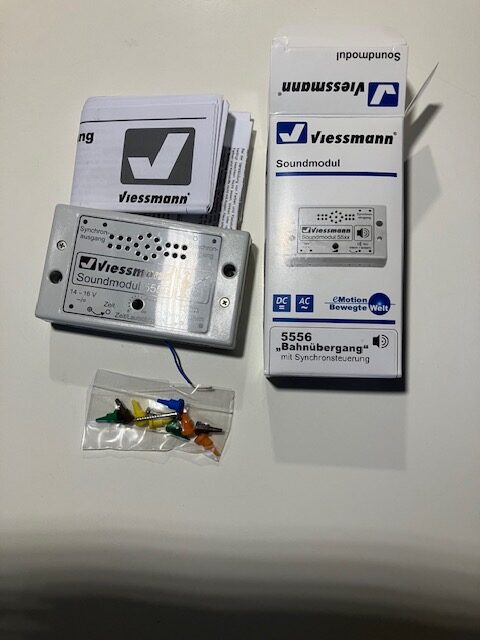 Viessmann 5556 Lydmodul til Baneovergang Synchronstyret. DC AC .