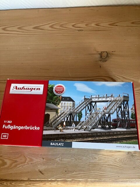 UDSOLGT Auhagen 11363 Fodgænger overgang til Banen   Byggesæt Nyt H0