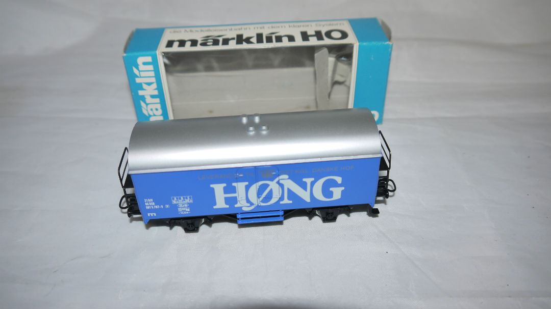 Märklin HØNG Reklamevogn. Som Ny i Æske H0