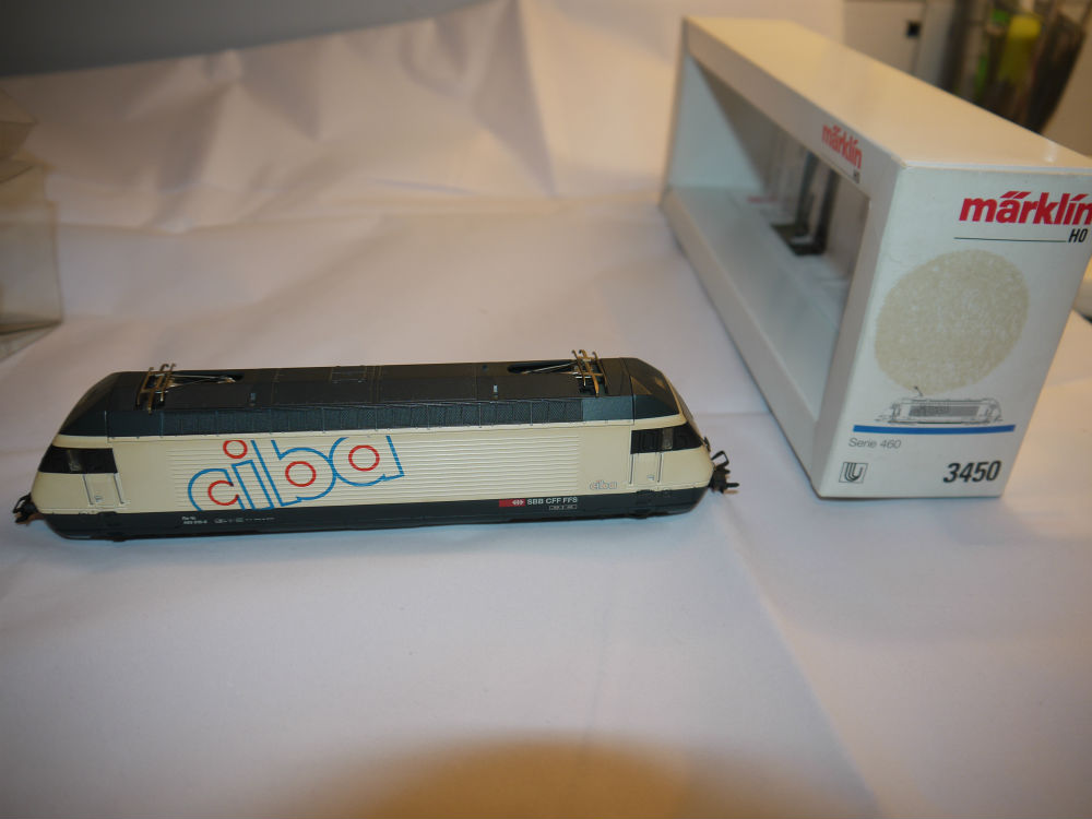 Modeltog, Märklin 3450 SBB CFF (CIBA) delta digital serie 460. Brugt, skala H0