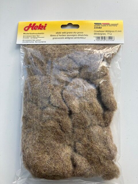 Heki 33540 Græsfiber Wildgræs 6 mm Vintergræs 75 G Nyt.