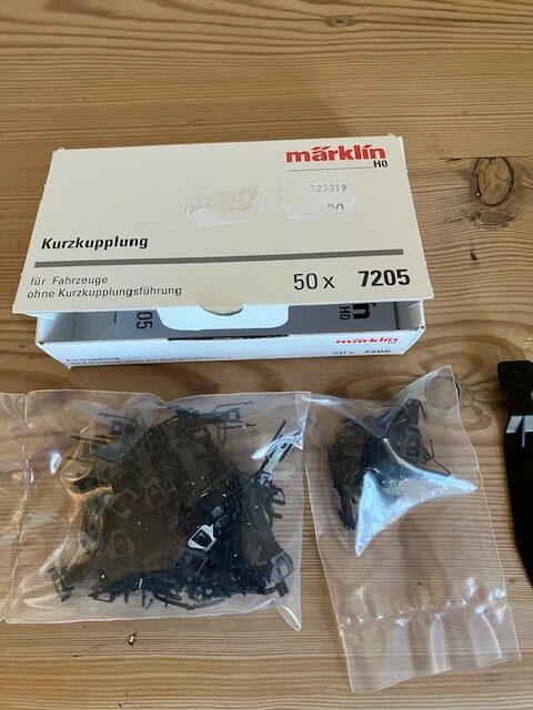 Märklin 7205 50 koblinger 2 Forsk  Nye Pris hele kassen Pr stk 10 Kr. H0
