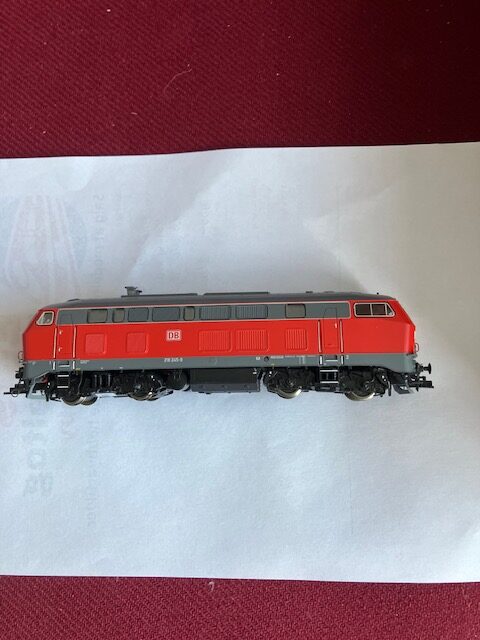 ROCO DB 72751BR 218-245-9 DC Digital med Lyd Let Brugt H0