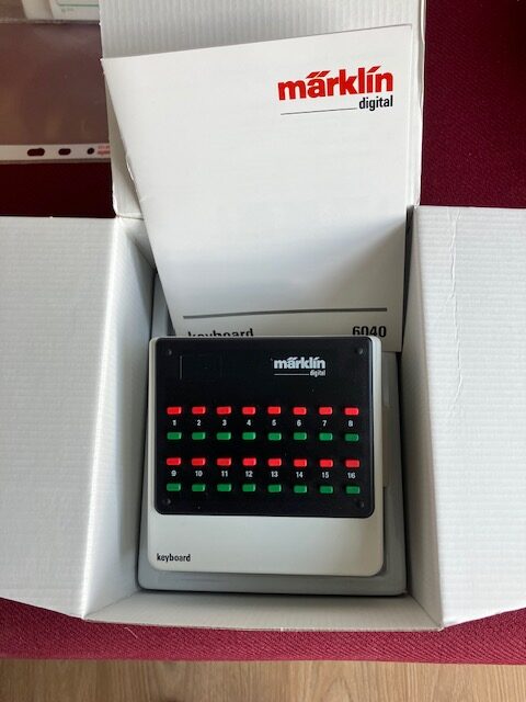 Märklin 6040 Keyboard. digital H0 spor 1 Let brugt Ser ud som Ny