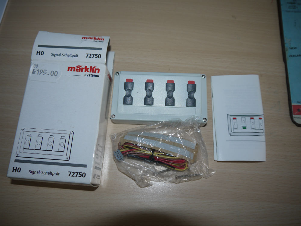 Märklin 72750 Pult, skala H0, Märklin 72750 Ny Signalpult i Æske H0 , Vejl pris 199 Kr