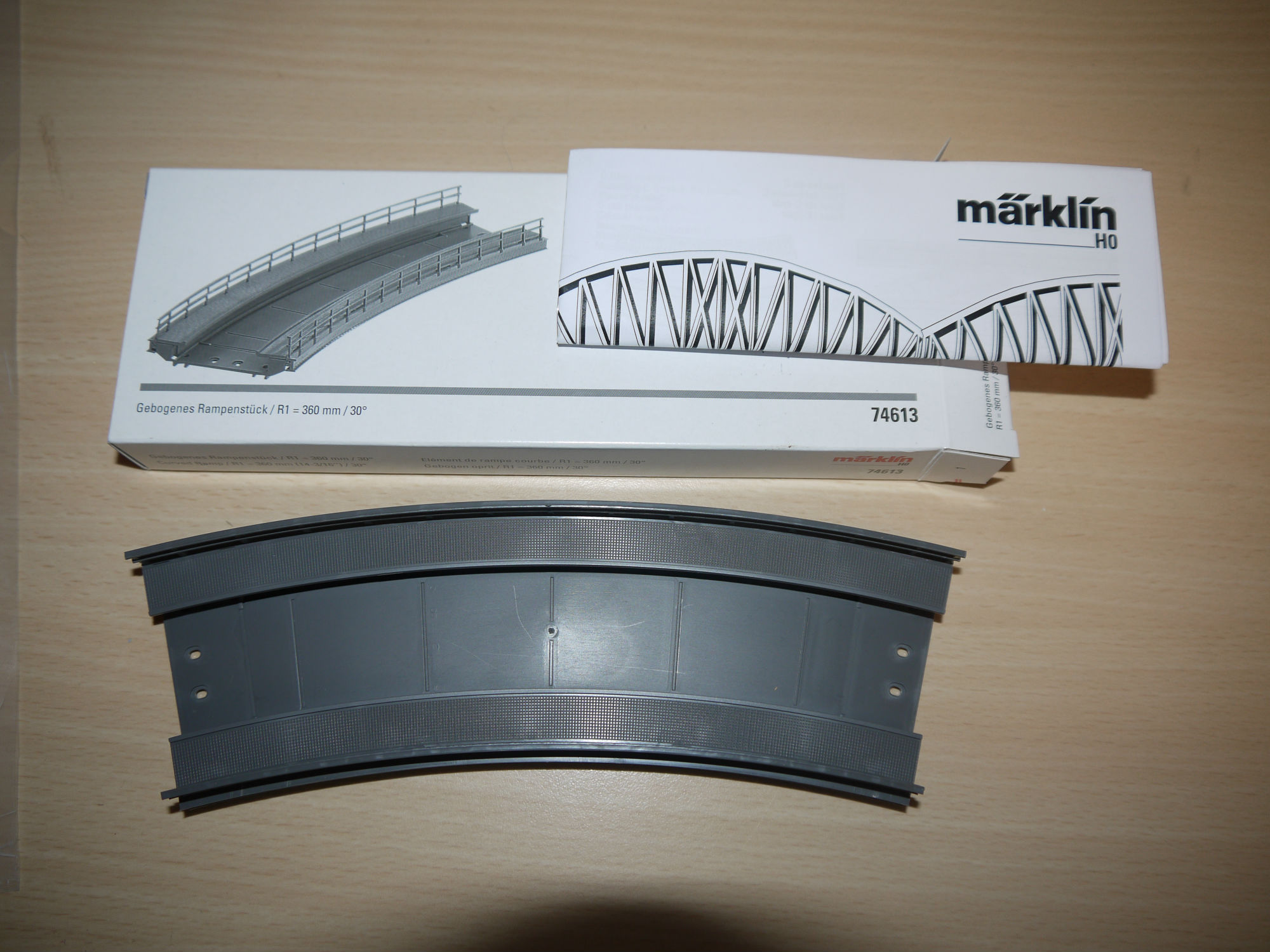 Märklin 74613 Bue 1 rampe C skinner Ny i æske.. H0