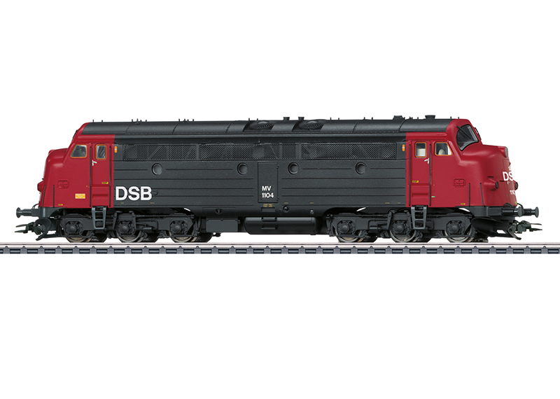 NYHED Märklin 39688 DSB MV 1104.MFX DCC og Lyd. H0.