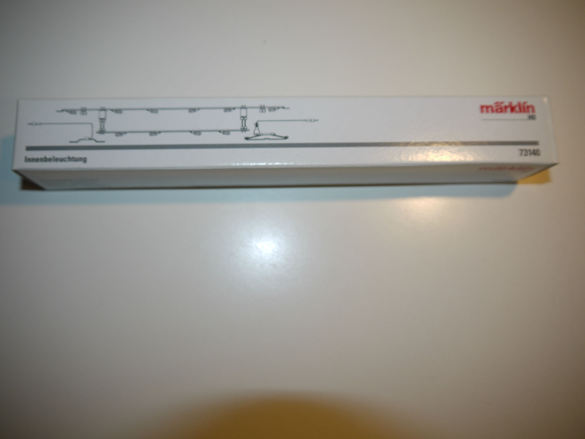 Märklin 73140 Innerbelysning til Personvogn med 2 slæbesko. Ny i æske. H0 AC