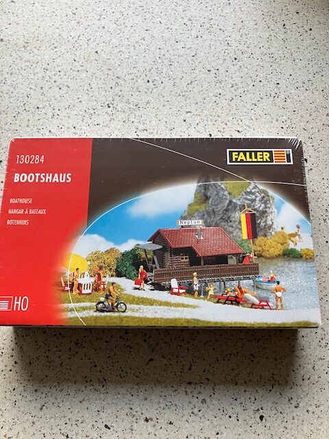 Faller 130284 Bådhus Nyt Byggesæt H0 Vejl 160 kr,