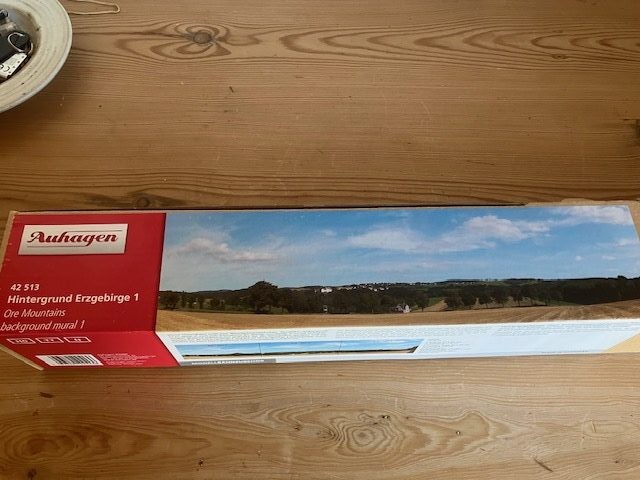 Auhagen 42513 Landskab Baggrund. Nyt 93x65 cm H0 TT N.