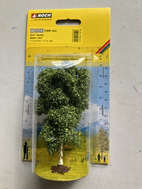 NOCH 21640 Birke træ 11,5 cm høj   NYT