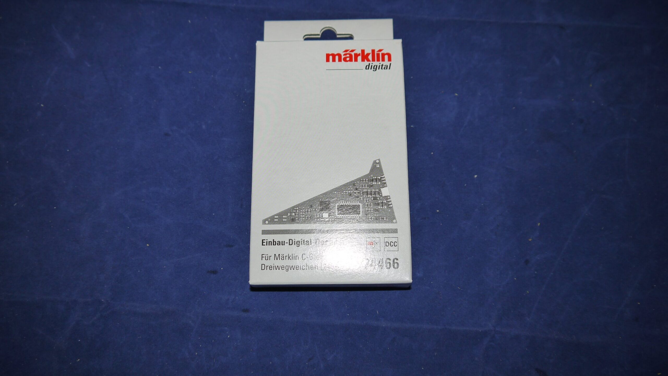 Märklin 74466 Mfx dekoder dcc til 24630 3 vejs sporskift Nyt i Æske H0