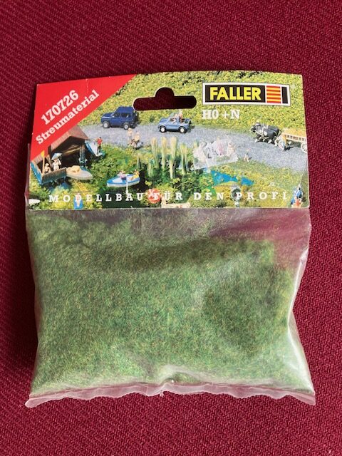 Faller 170726 Strømateriale Grøn  H0+N 35 g.