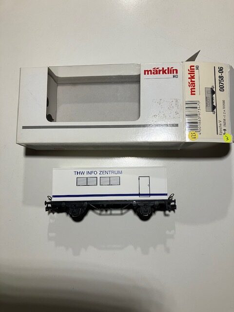 Märklin 00758-06 Tekniske Hilfswerk Som Nyt. H0
