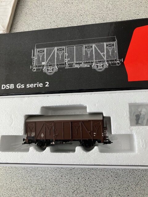 MCK 0401 DSB Gs Serie 2  41985 1962-66 Brun Sølv tag. H0 Let Brugt.