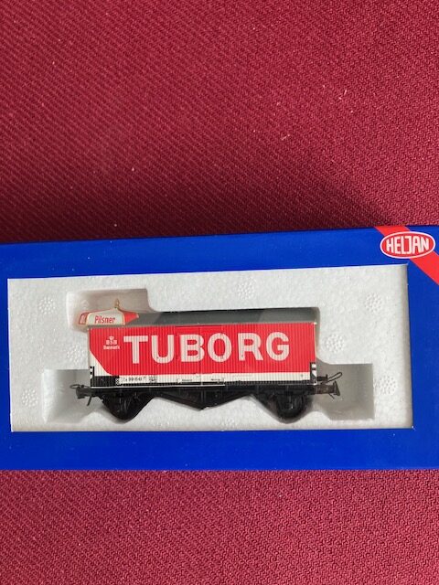 Heljan 4210 DSB Tuborg m hat  Zb 99 641 Som ny fra Samling H0.