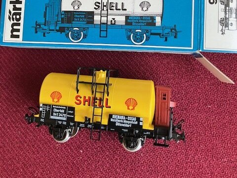 Märklin 4676 Shell Elberfeld DR H0 Som Ny fra Samling.