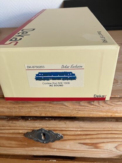 Nyhed Dekas 875203 Contex RAIL MX 1008 AC Sound Ny. H0 - Billede 4