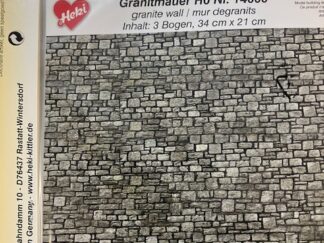 HEKI 14000 Granitmur  3 ark 34x21 cm Nyt