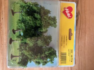 HEKI 1931 4 Frugt træer 11 cm H0 TT N Nye